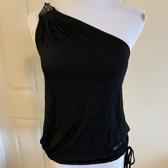 Miss Sixty one shoulder strap tank top